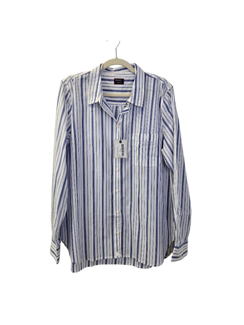 NWT UNTUCKit Pinot Perse Striped Long Sleeve Button Down Shirt Size 16